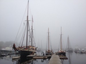 Docks of Camden, Maine, by Ross Anderson